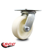 Service Caster 6 Inch Heavy Duty Top Plate Nylon Swivel Caster with Ball Bearing SCC-35S620-NYB